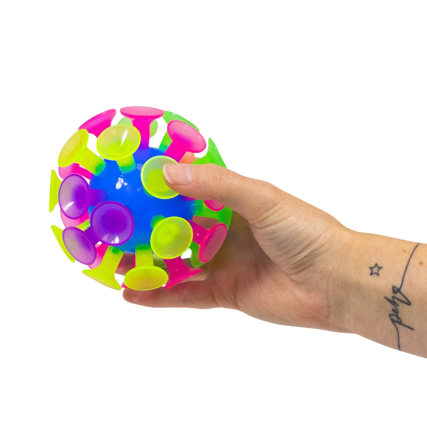 MÉGA BALLE LUMINEUSE À VENTOUSE