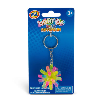 FLASHING SPIKE KEYCHAIN