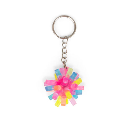FLASHING SPIKE KEYCHAIN
