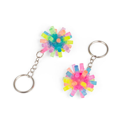 FLASHING SPIKE KEYCHAIN