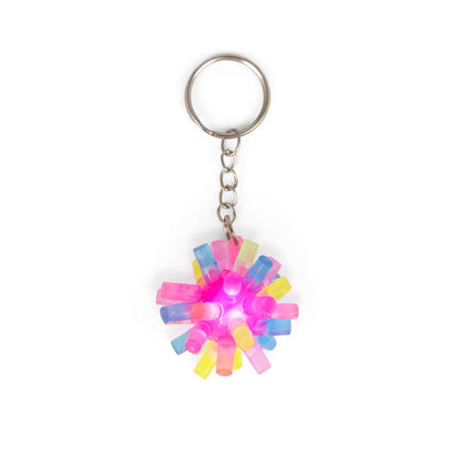 FLASHING SPIKE KEYCHAIN