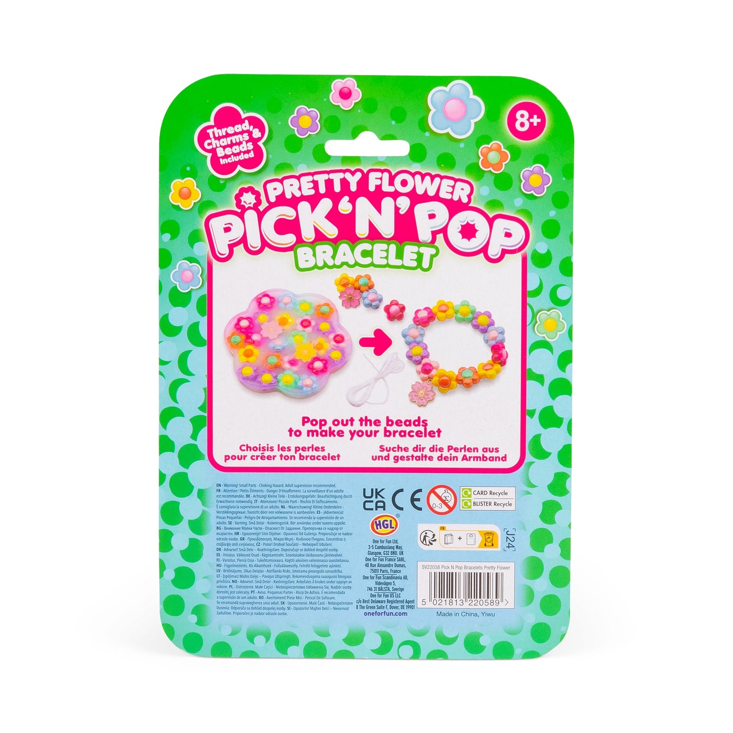 Pick & Pop Pretty Flower Bracelets