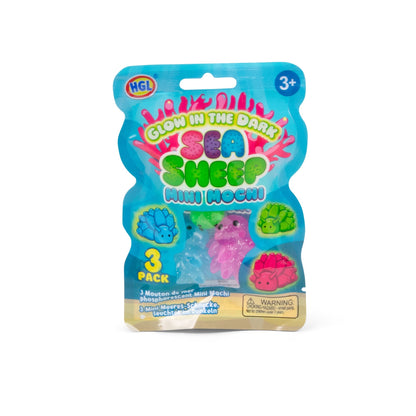 MINI GLOW-IN-THE-DARK SEA SHEEP MOCHI, 3-PACK