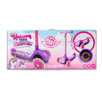 Trottinette lumineuse pliable UNICORN TRAIL TWIST