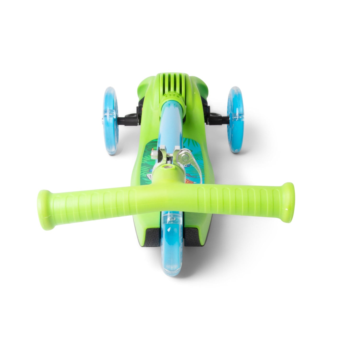 Dinosaur Trail Twist Light-Up Foldable Scooter
