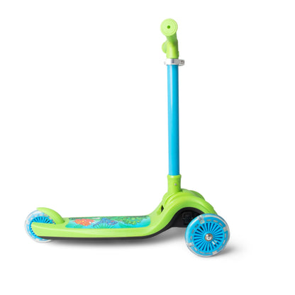 Dinosaur Trail Twist Light-Up Foldable Scooter