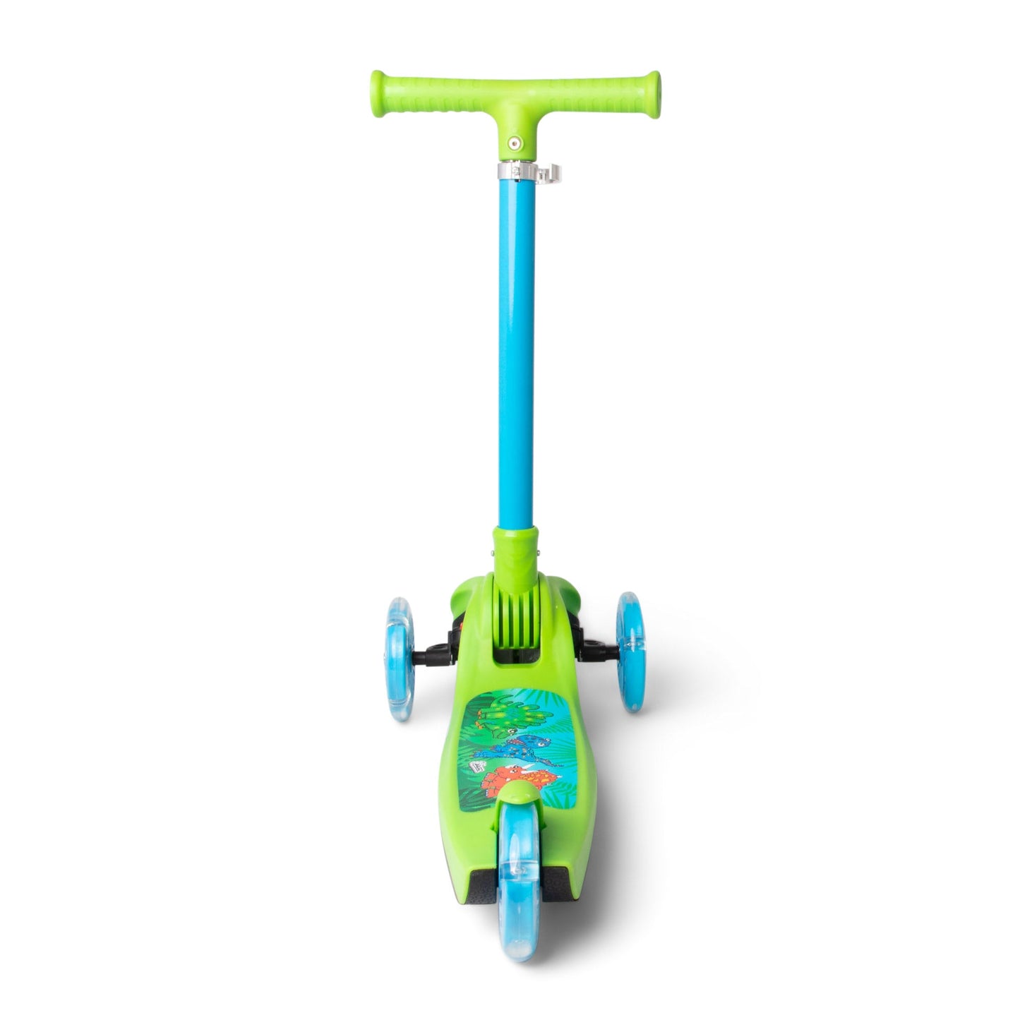 Dinosaur Trail Twist Light-Up Foldable Scooter