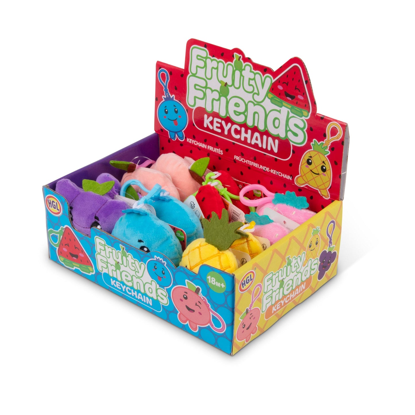 FRUITY FRIENDS KEY RING
