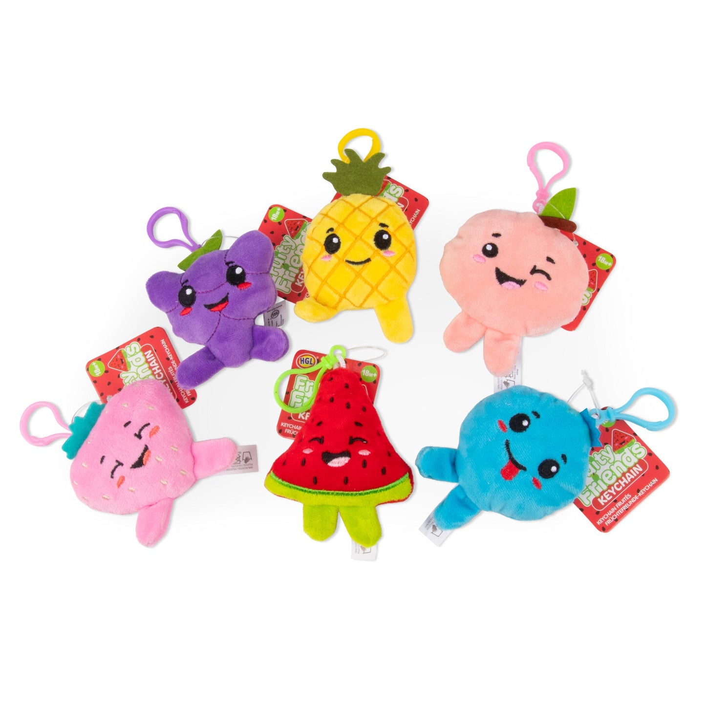 FRUITY FRIENDS KEY RING