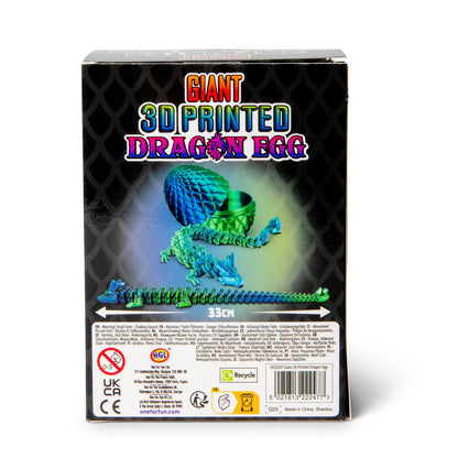 ŒUF DE DRAGON GÉANT IMPRIMÉ EN 3D