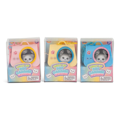 LIGHT UP PET CARRIER KEYCHAIN