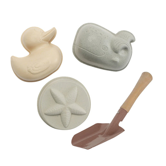 Set de Moules à Sable Canard Hevea Baby | Sand Shaper Trio