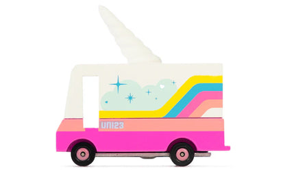 Camionette en Bois Candycar World - Licorne