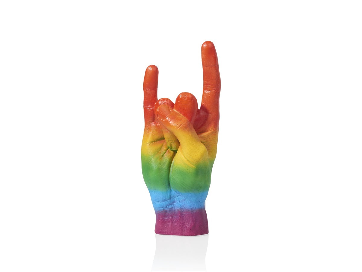Hand Sculpture You Rock - Rainbow