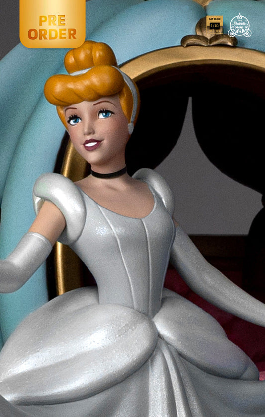 Pre-Order - Cinderella Deluxe Statue (75th Year Anniversary Version) - Disney Classics - Art Scale 1/10 - Iron Studios