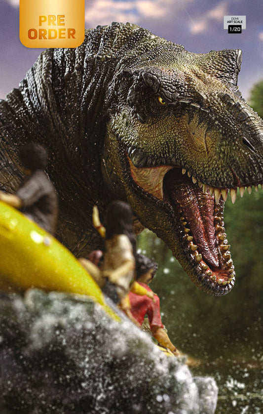 Pre-Order - T-Rex River Scene Statue - Jurassic World: Rebirth - Demi Art Scale 1/20 - Iron Studios
