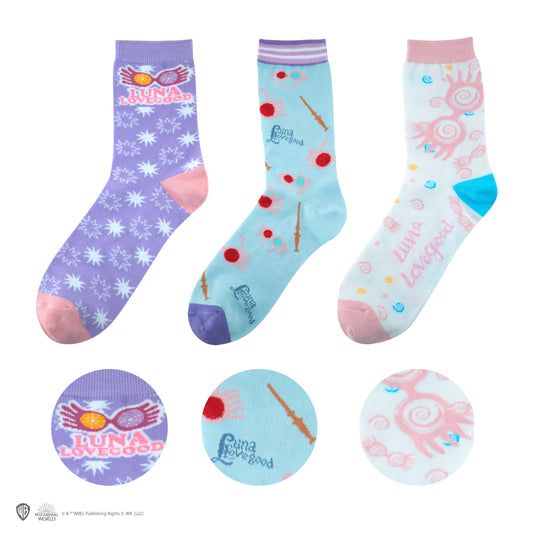 Set of 3 Pairs of Luna Lovegood Socks