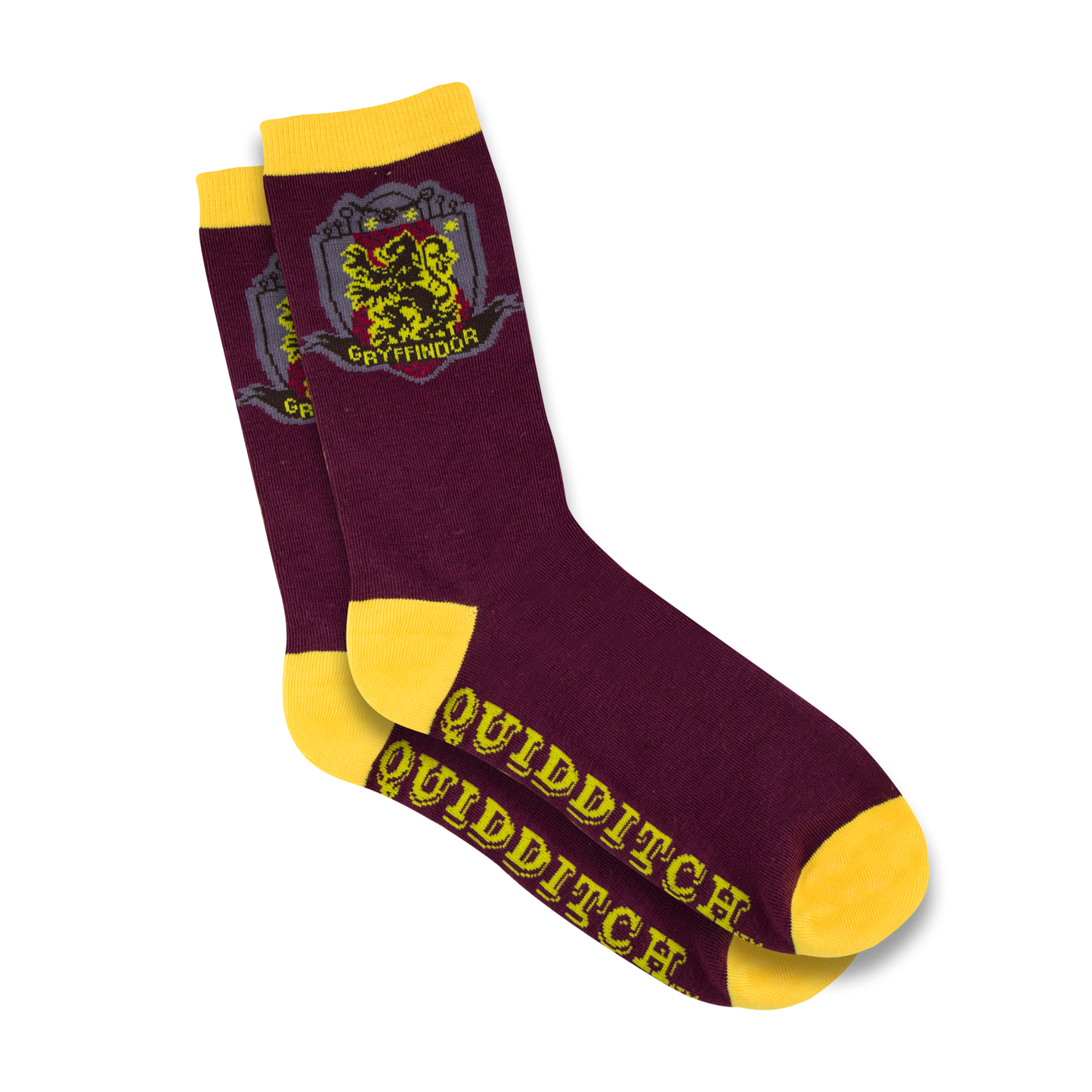 *Set of 3 Golden Snitch Quidditch Socks