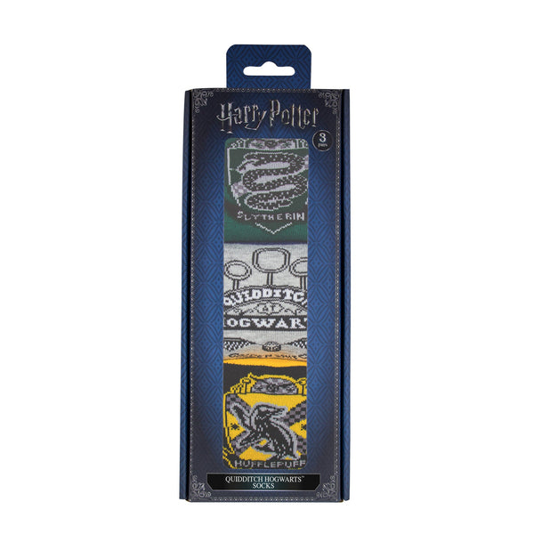 *Deluxe Edition Hogwarts Quidditch Set of 3 Pairs of Socks