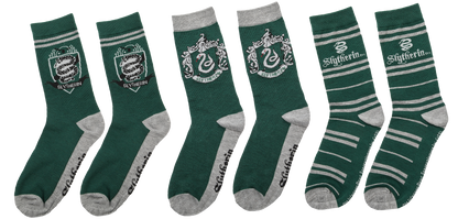 Set of 3 Pairs of Slytherin Socks