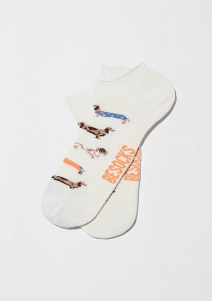BESOCKS BePets Blue - 100% organic cotton ankle socks