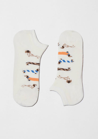 BESOCKS BePets Blue - 100% organic cotton ankle socks
