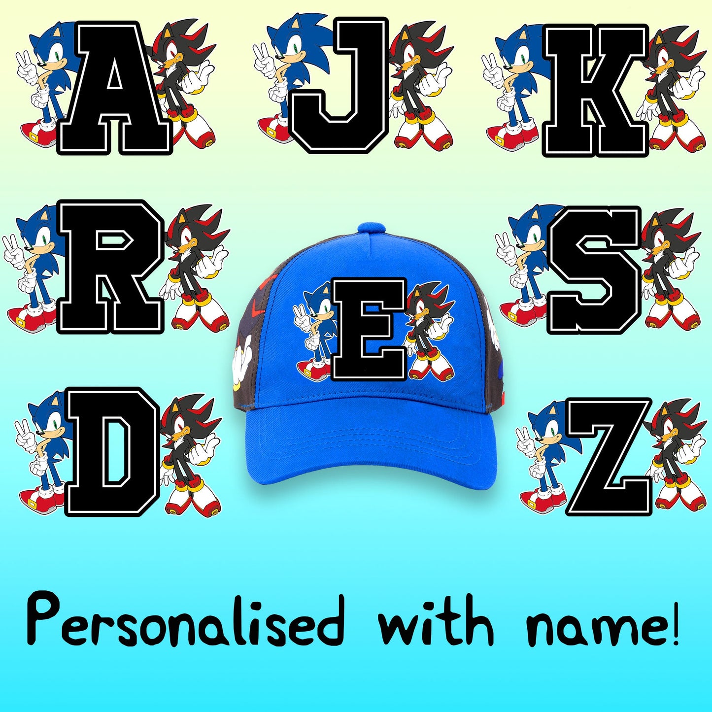 Personalized Summer Hat - Sonic