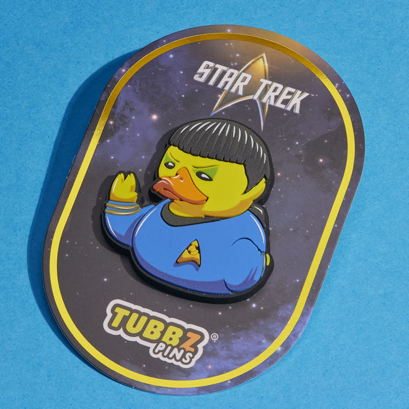 TUBBZ Star Trek Spock – Ansteck-Pin aus Gummi