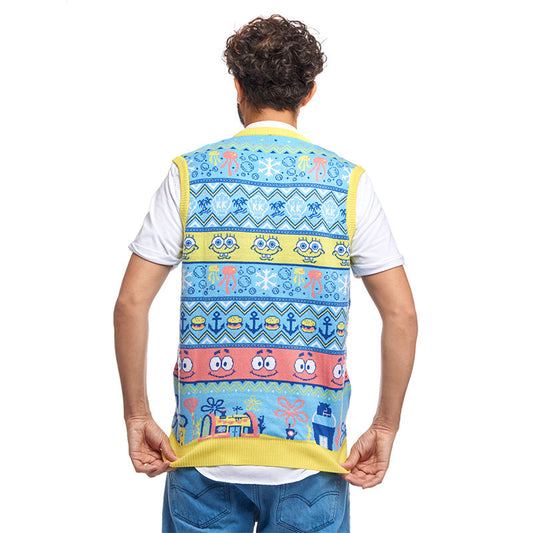 SpongeBob Knitted Christmas Tank Top