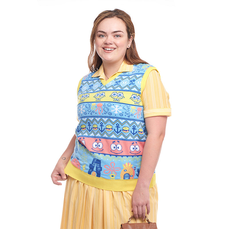 SpongeBob Knitted Christmas Tank Top