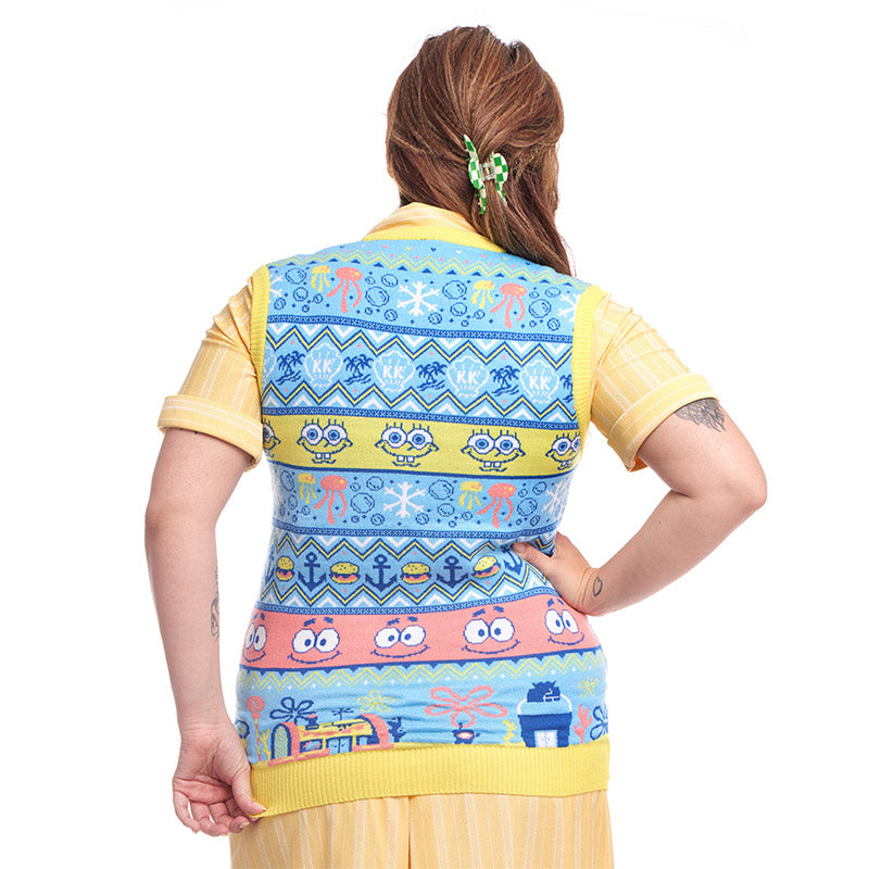 SpongeBob Knitted Christmas Tank Top