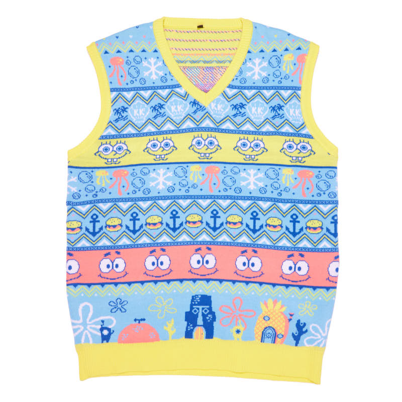 SpongeBob Knitted Christmas Tank Top