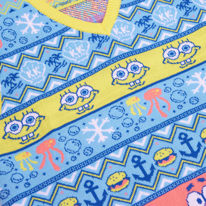 SpongeBob Knitted Christmas Tank Top