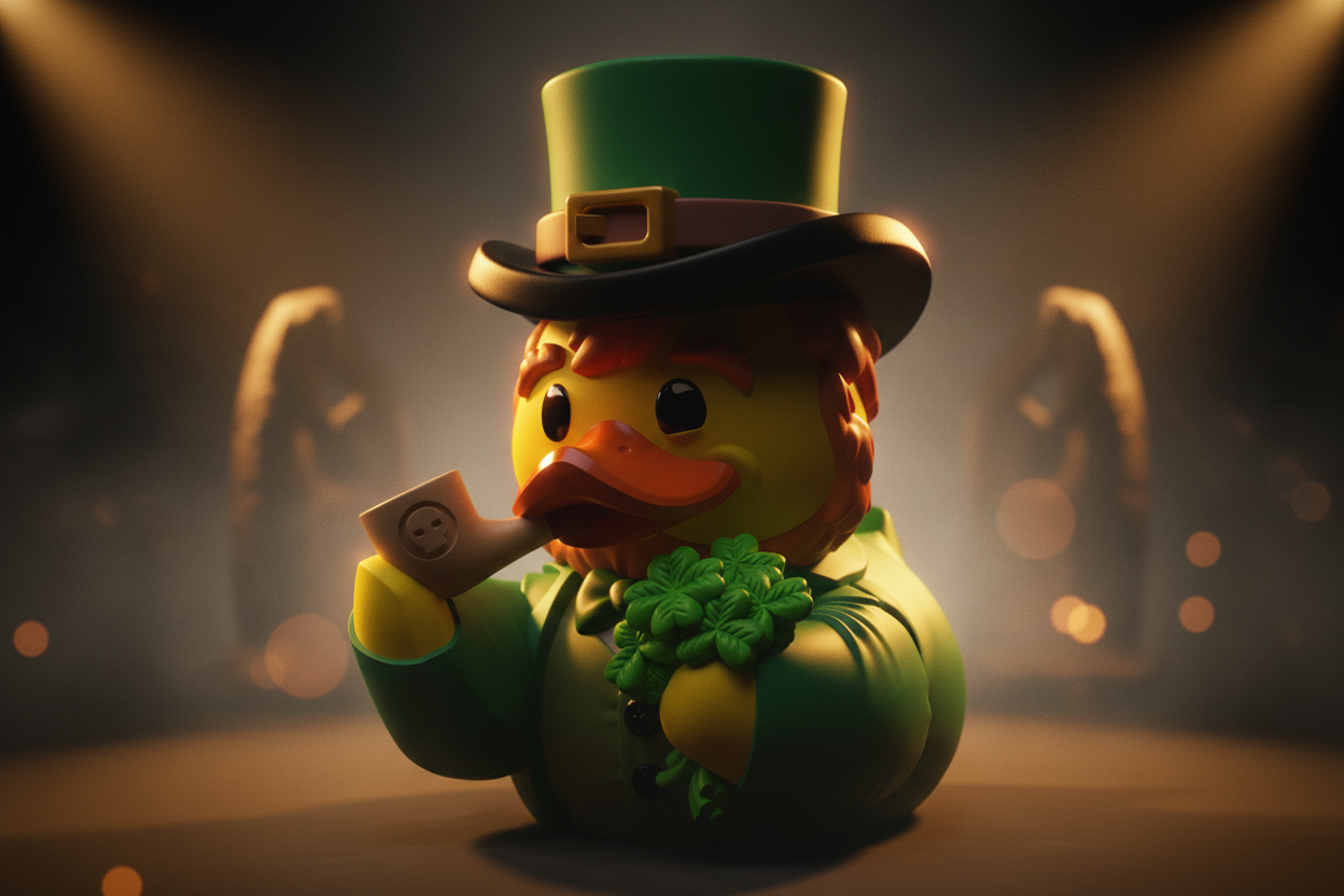 St. Patrick's Day Duck