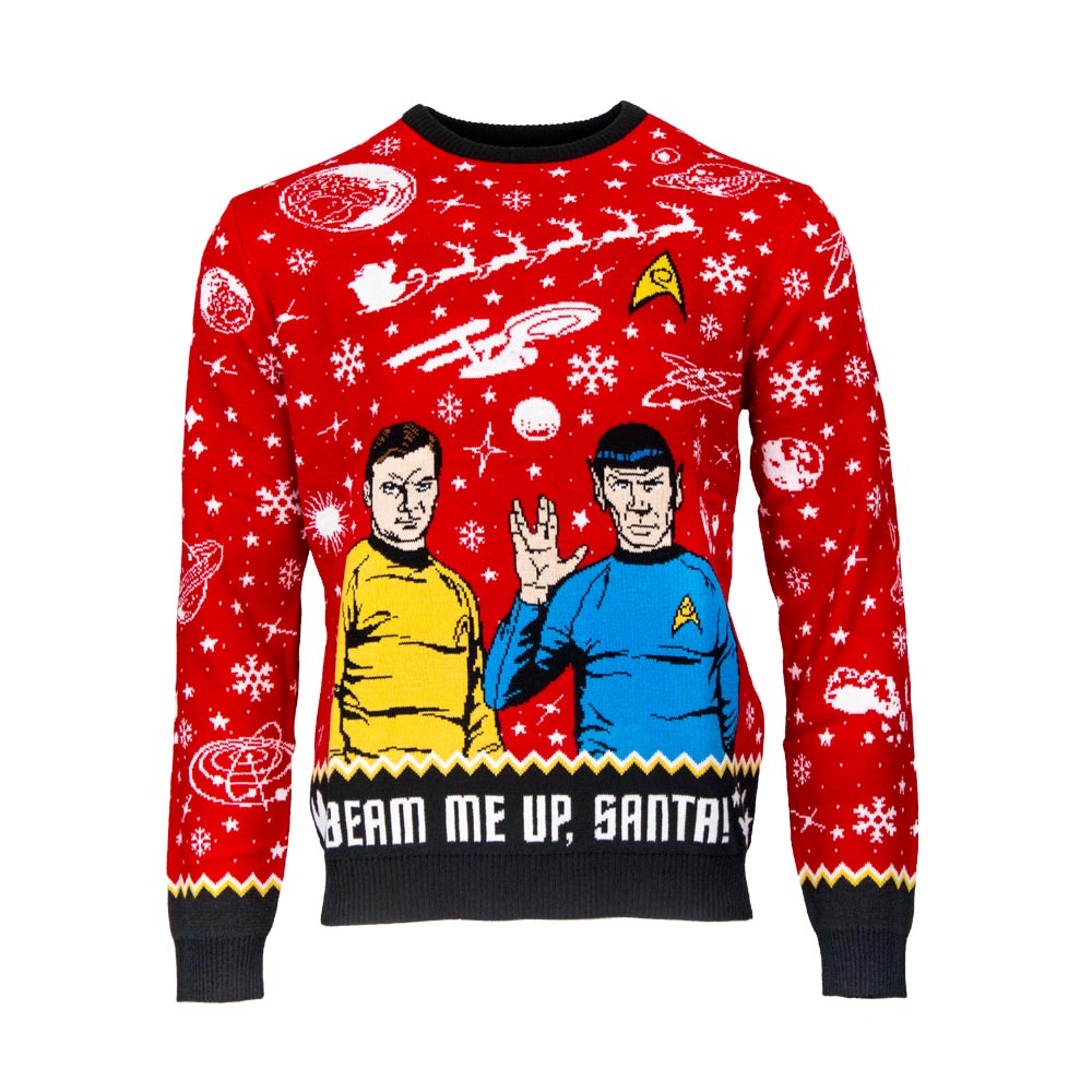 Christmas sweater Star Trek - Beam Me Up, Santa!