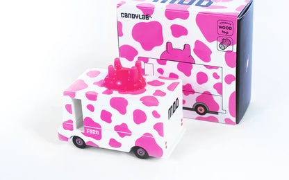 Camionette en Bois Candycar World - Strawberry Moo