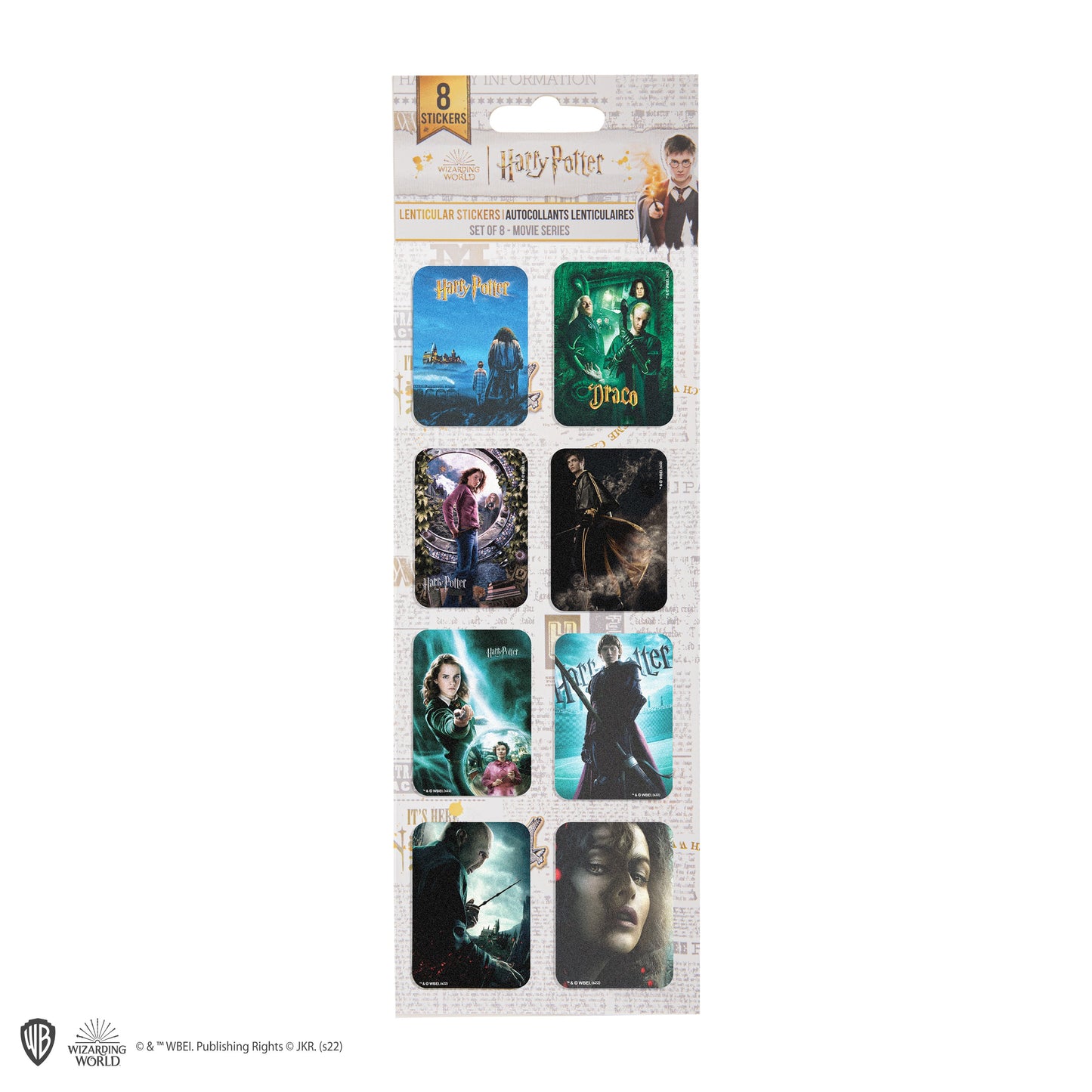 The complete collection of Harry Potter stickers