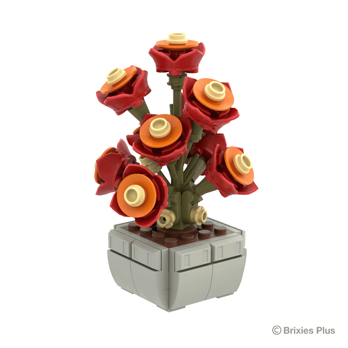 BRIXIES Plus Mini Flower "Sunset"