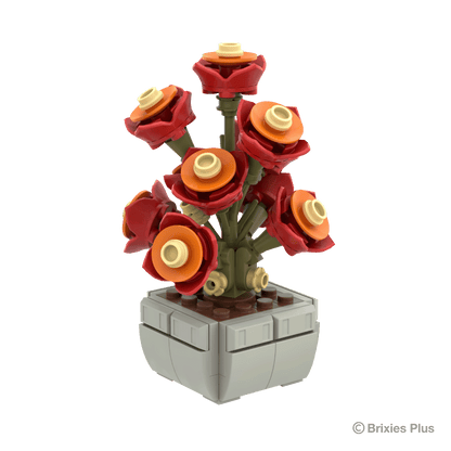 BRIXIES Plus Mini Flower "Sunset"
