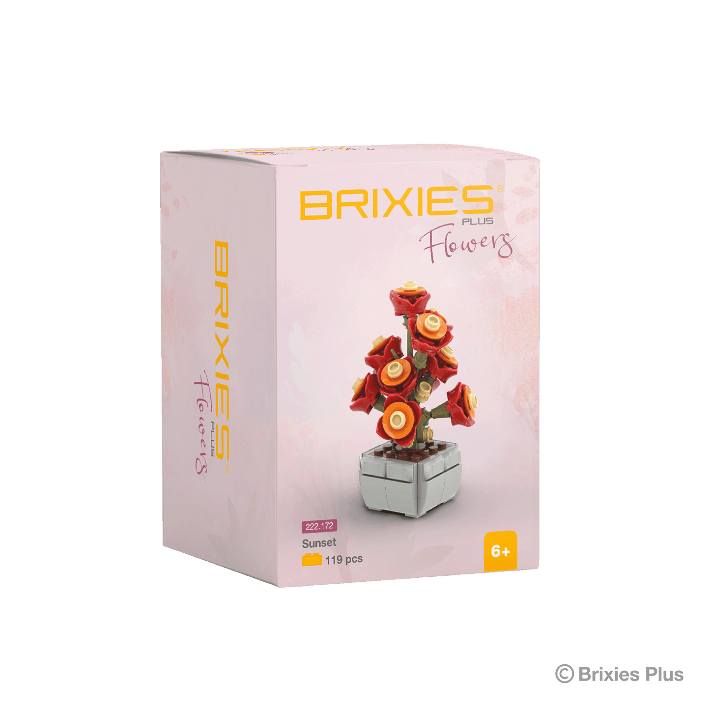 BRIXIES Plus Mini Flower "Sunset"