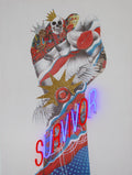 'Survivor' Wall Artwork with LED Neon - STANDARD