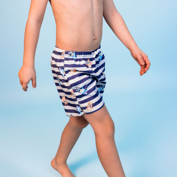 Swim Shorts - Blue/White - Bluey