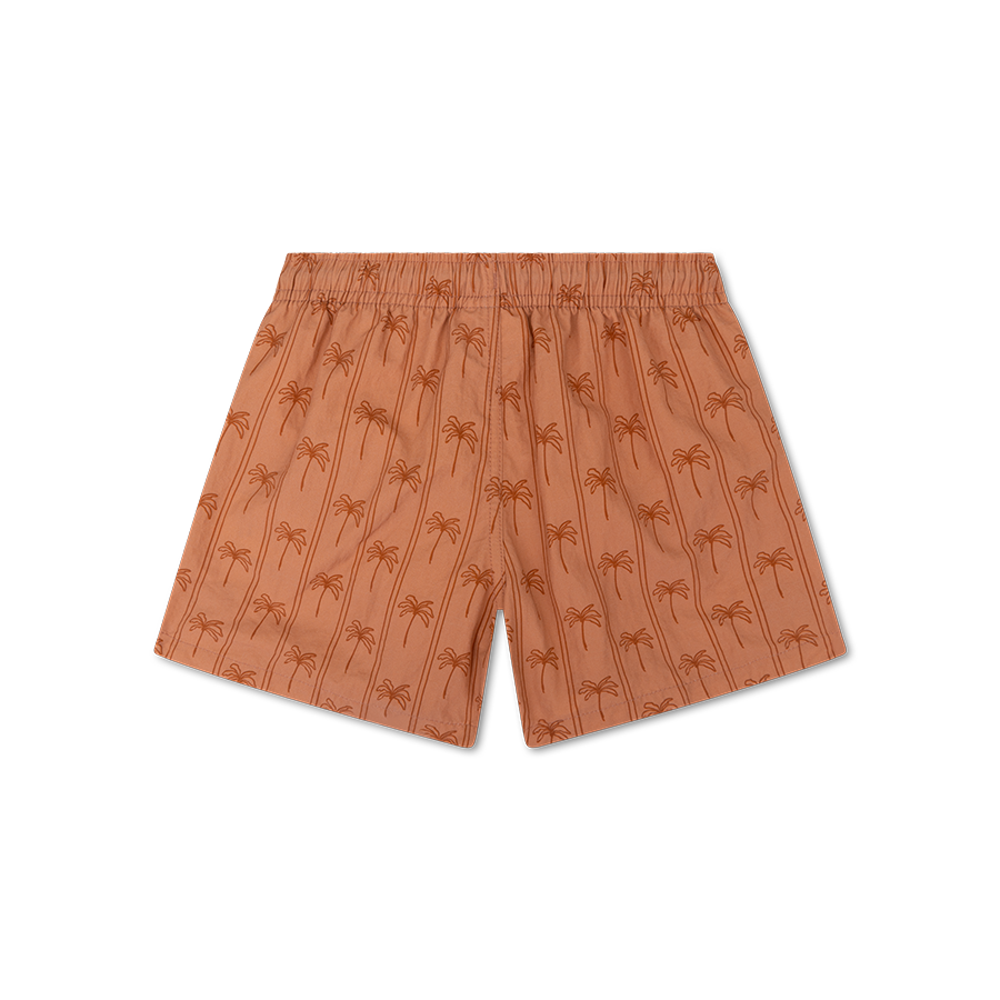Family Bundle Swimwear - Brown - Palm Stripe
