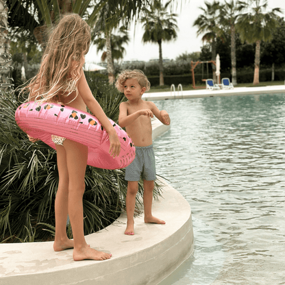 Swim Shorts - Green - Leopard