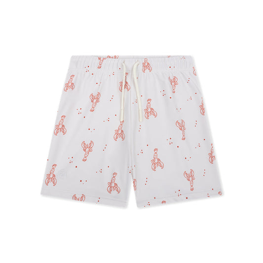 Swim Trunks - Beige/Red - Little Lobster