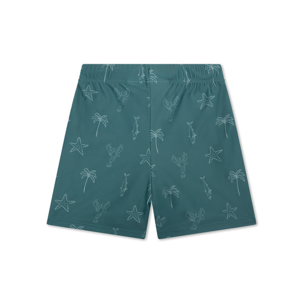 Swim Boxer - Green - Feeling Beachy
