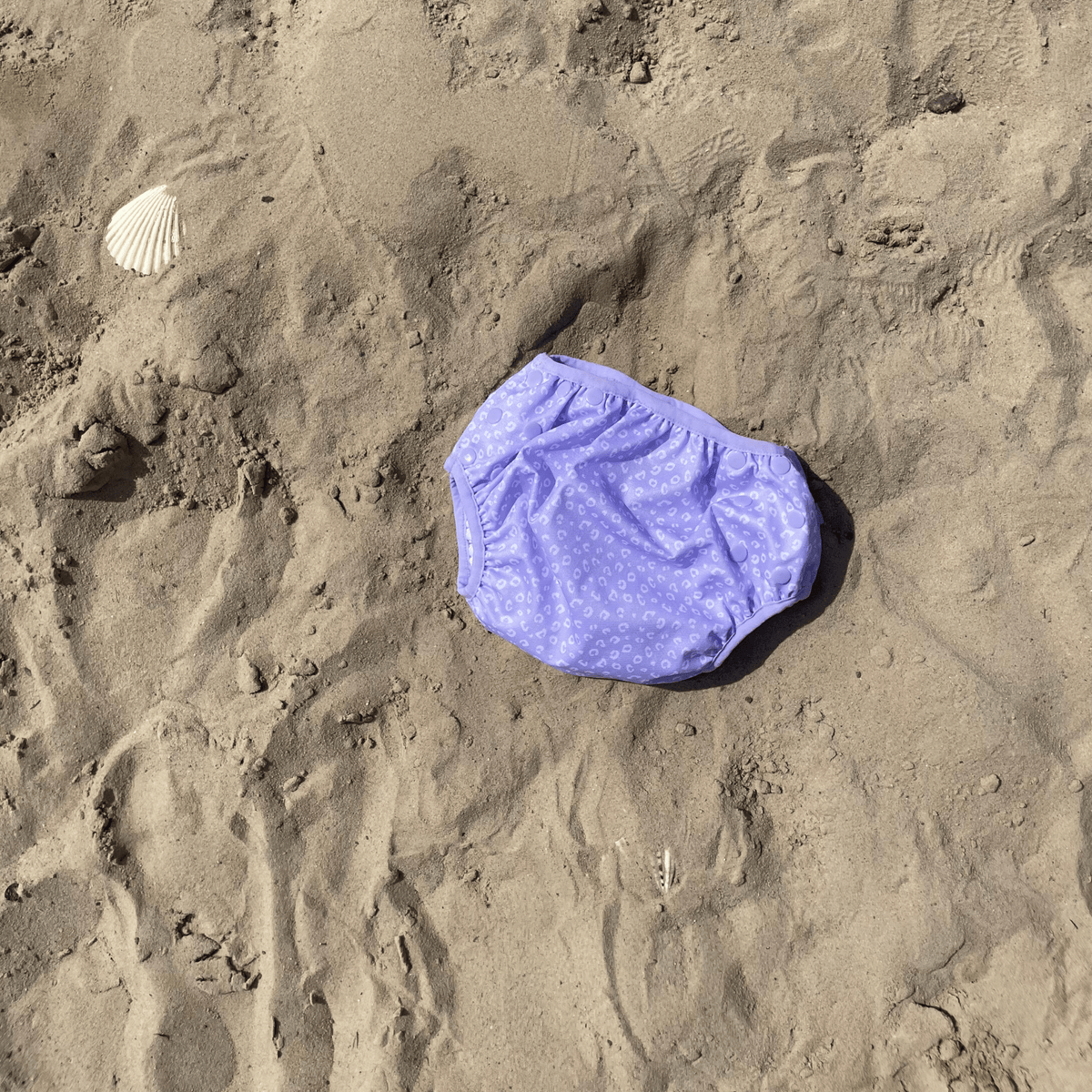 Swim Diaper - Lilac - Leopard