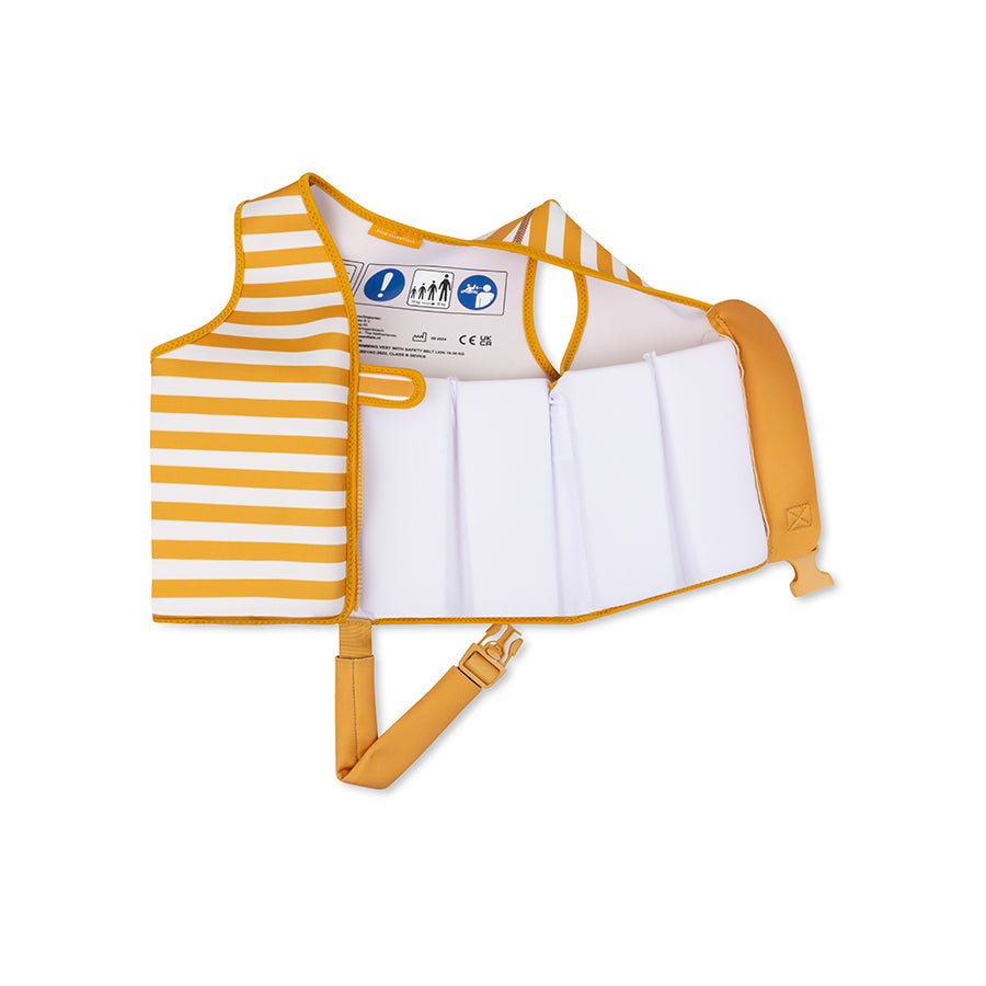 Swim Vest - Orange/White - Flow