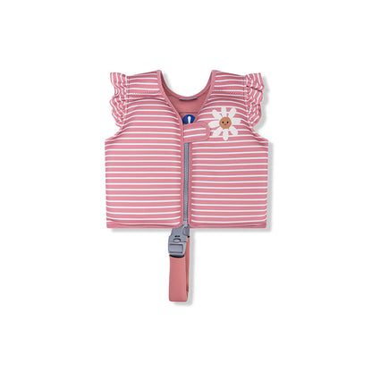 Gilet de natation - Rouge/Blanc - Fleur de marguerite