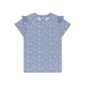 Swimming T-Shirt - Short Sleeve - Blue - Daisy Flower